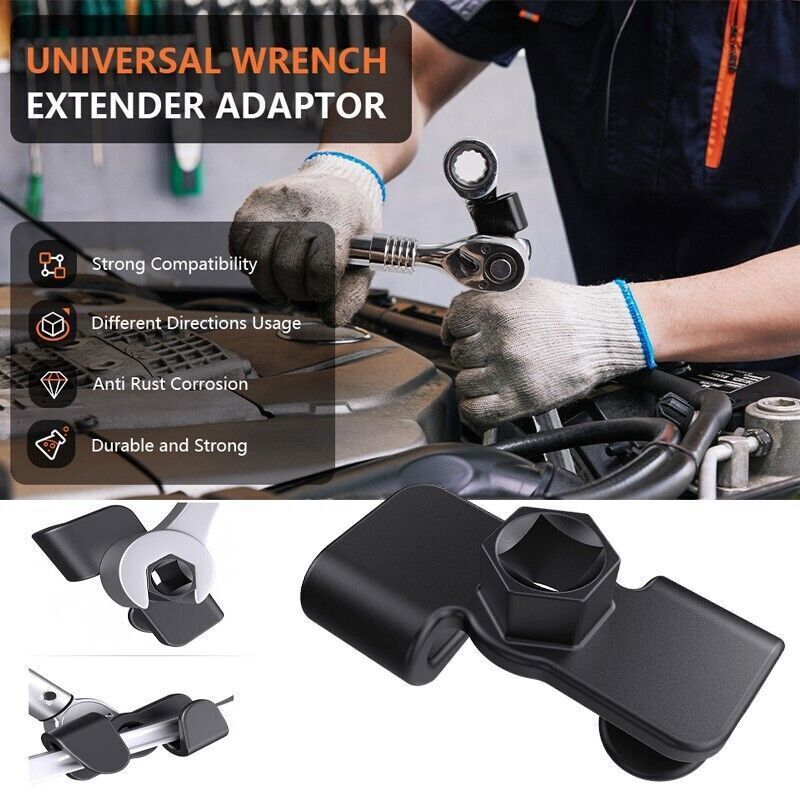 For 1/2 Inch Drive Wrench Extend More Leverage Universal Wrench Extender Adapto