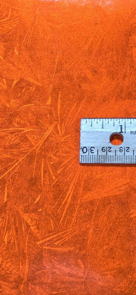 Fluorescent Orange Galvanized Sign Vinyl Plotter Cutter 24" x 30 ft