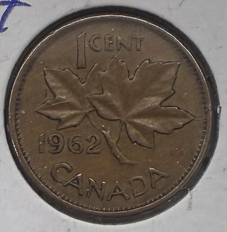 1962 Canada Cent