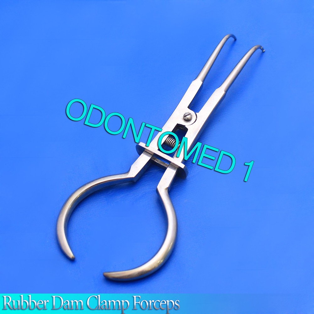 3 U. Of Washington Pattern Rubber Dam Clamp Forceps