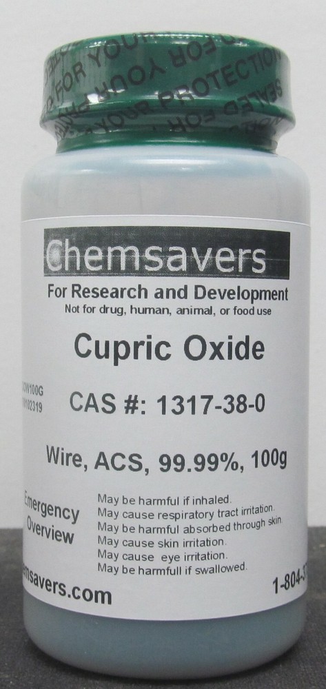 Cupric Oxide, Wire, ACS, 99.99%, 100g