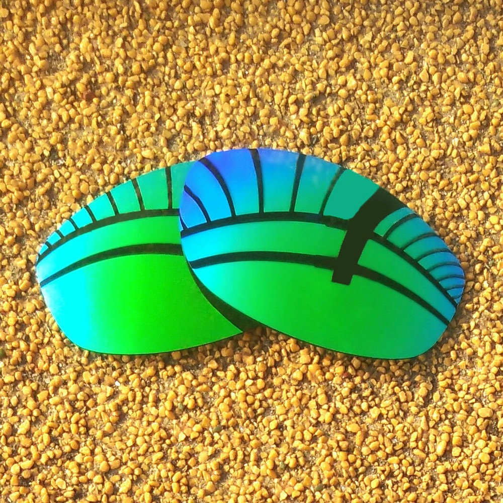 Polarized Lenses Replacement for-OAKLEY Tightrope - Green Mirror