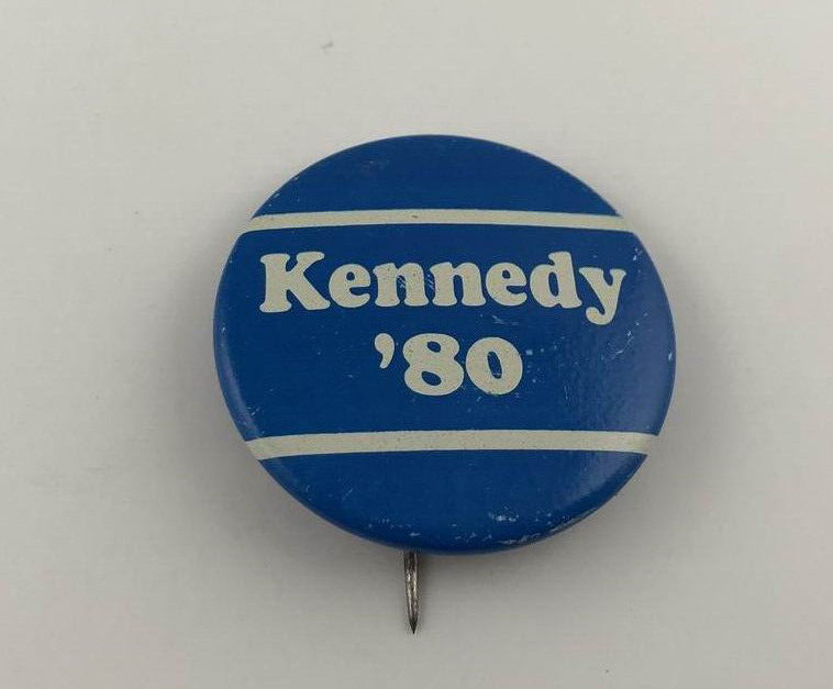 Vintage KENNEDY '80 Button Pinback