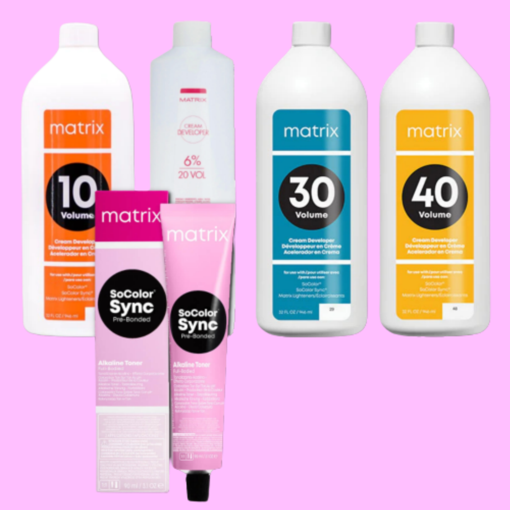 MATRIX SoColor Sync Pre-Bonded Alkaline Toner or Cream Developer (Choose Yours)