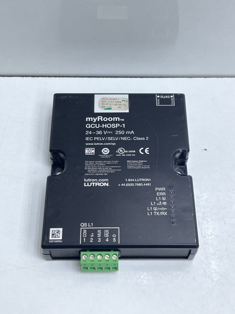 LUTRON MY ROOM GCU-HOSP-1 Control Unit