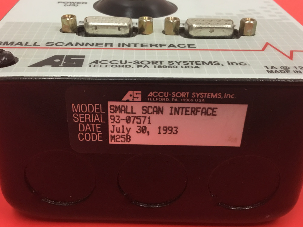 Accu-Sort - Small Scanner Systems - Code M25B - UNUSED