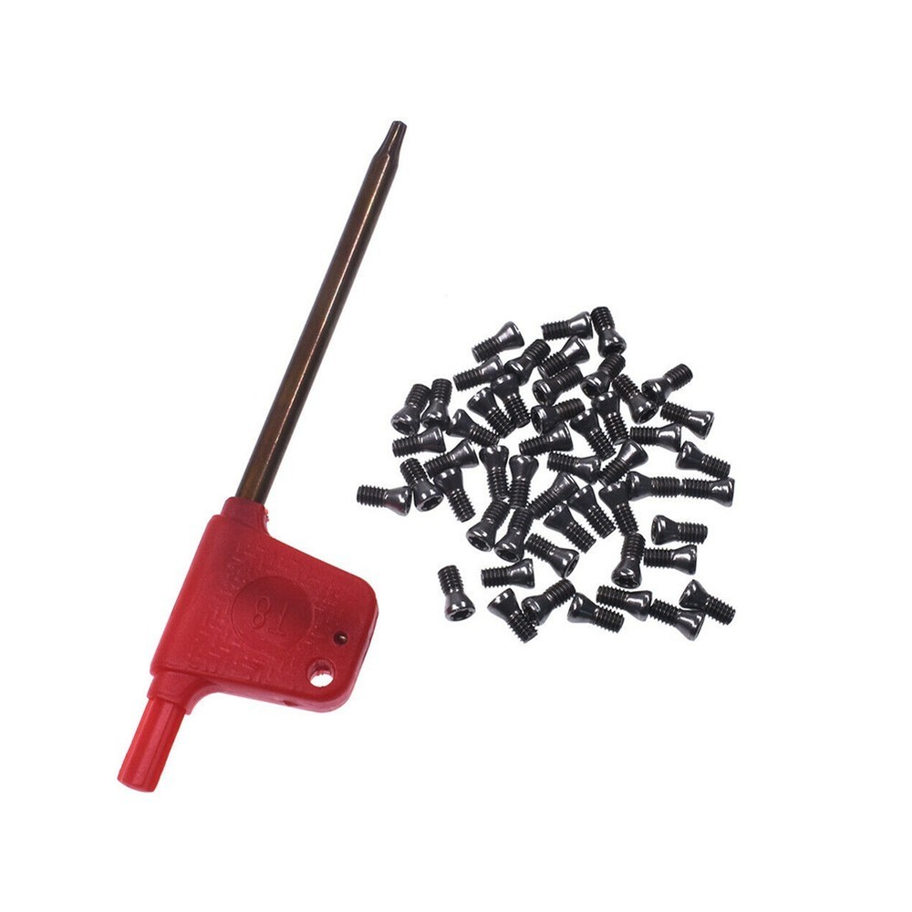50pcs Steel Lathe Blade Carbide Inserts Hexagon Power Tool Socket Head