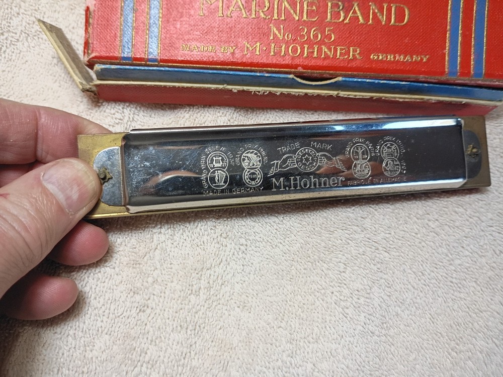 Hohner Marine Band #365 in box harmonica
