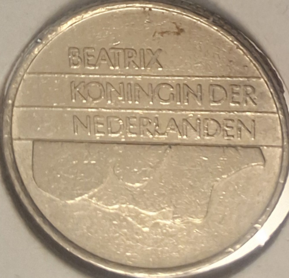 Netherlands 25 Cents 1986 XF