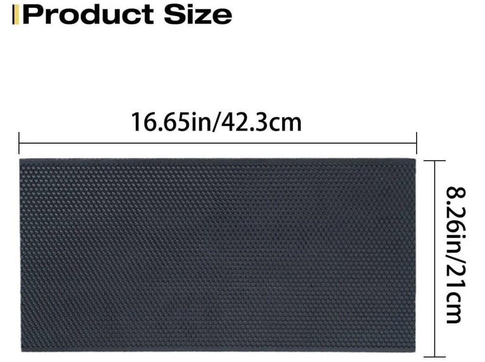 Hexagonal Beehive Foundation Sheets - 42.5x21.3cm, 12 units included