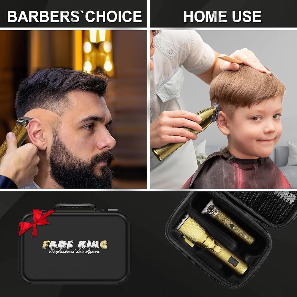 Professional Hair Clippers & Beard Trimmer Set