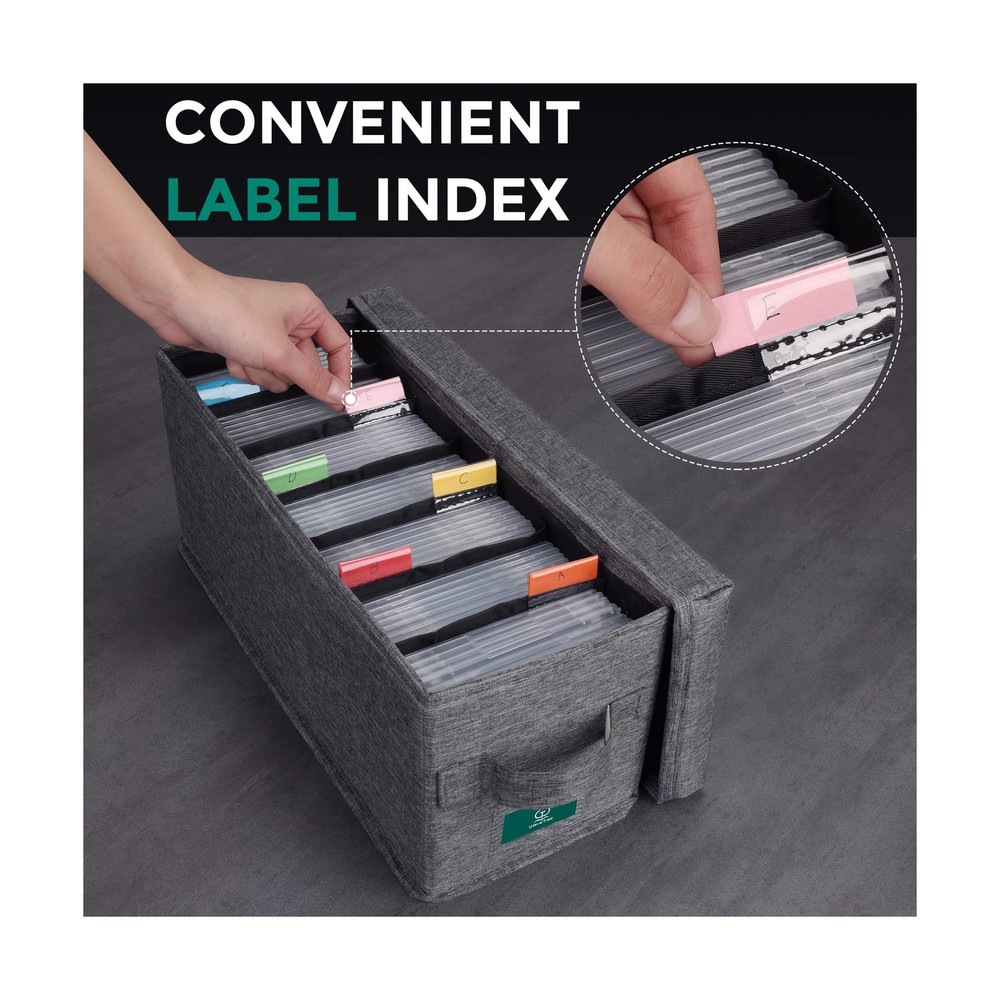 TWAVETREE CD Storage Box with Lid, Practical Case Holder Organizer ... Fast Ship