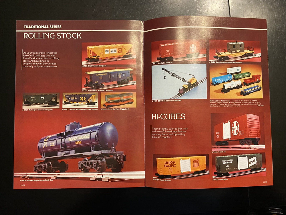 1982 LIONEL TRAINS TRADITIONAL CATALOG