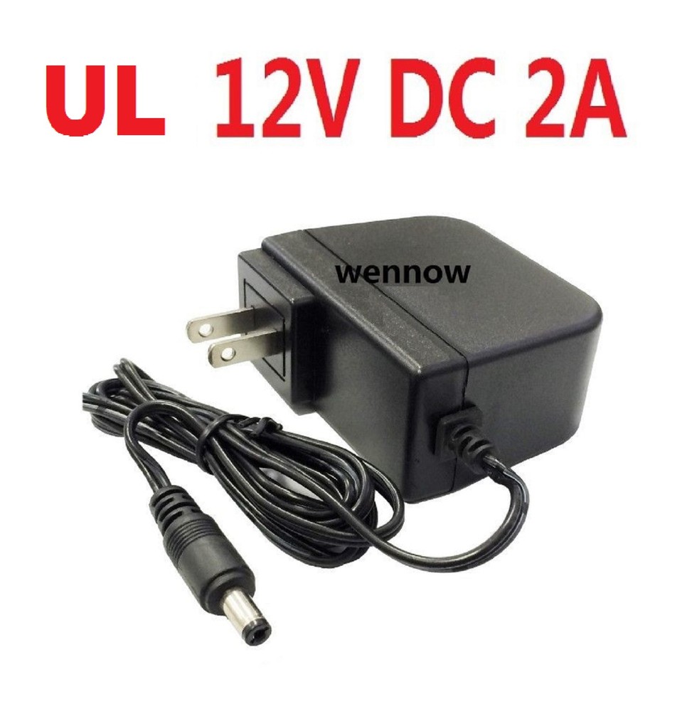 ** UL ** CCTV 12V 2000mA DC Power Adapter 2000mA for Swann Security Cameras