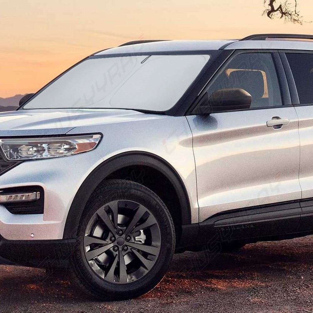 For Ford Explorer 2017car shades for front windows Foldable Shield Cover Visor