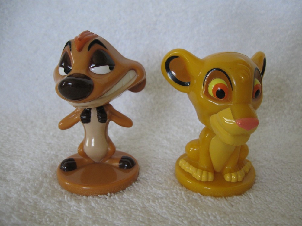 Timon and Simba Bobble Heads Disney Kellogg's Cereal Premium