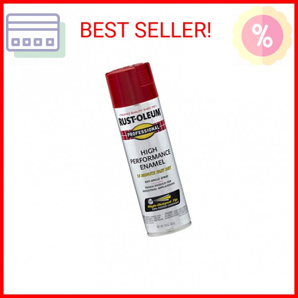 Professional High Performance Enamel Spray Paint - 15 Oz, Gloss Finish