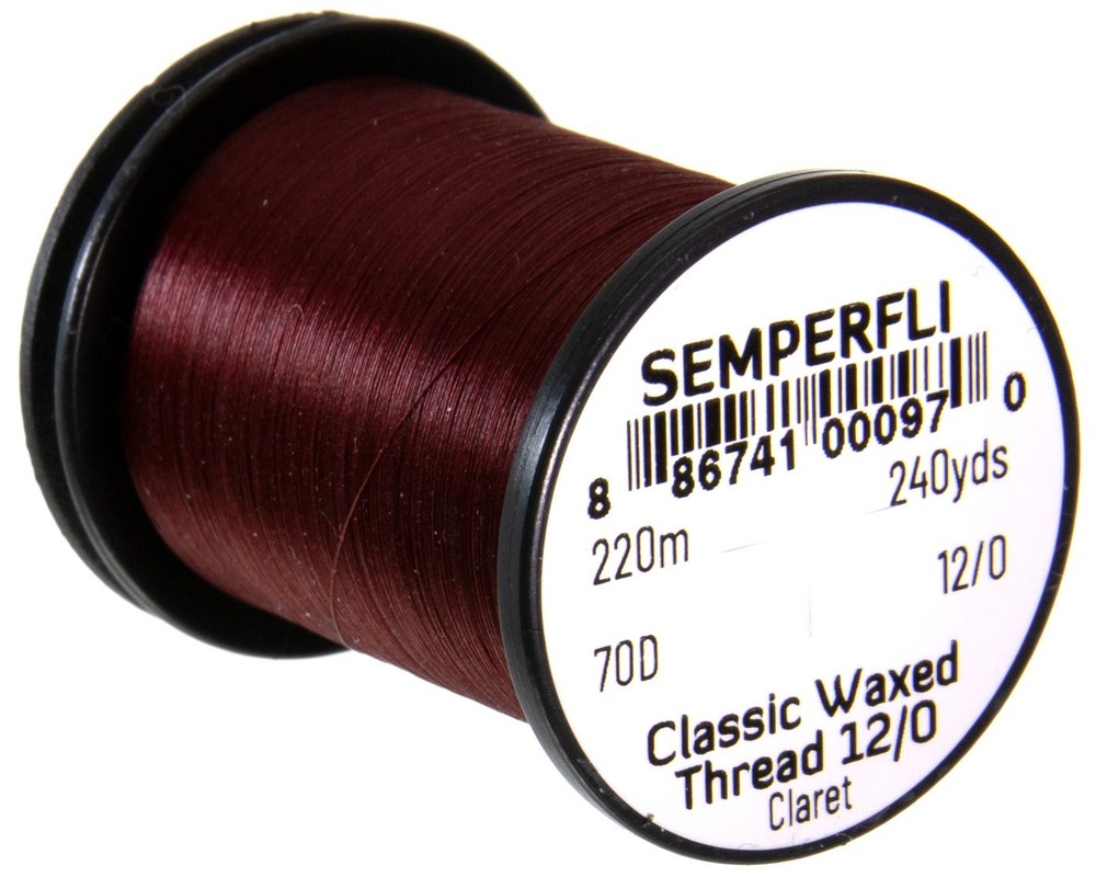 Semperfli Classic Waxed Threads in Claret