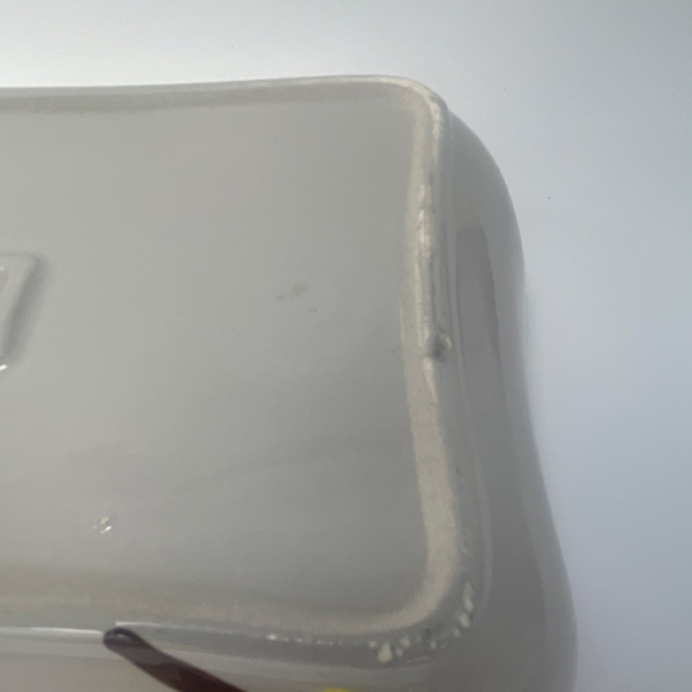 Vintage Weil Ware Blossom Hand Ceramic Rectangle Baking Dish
