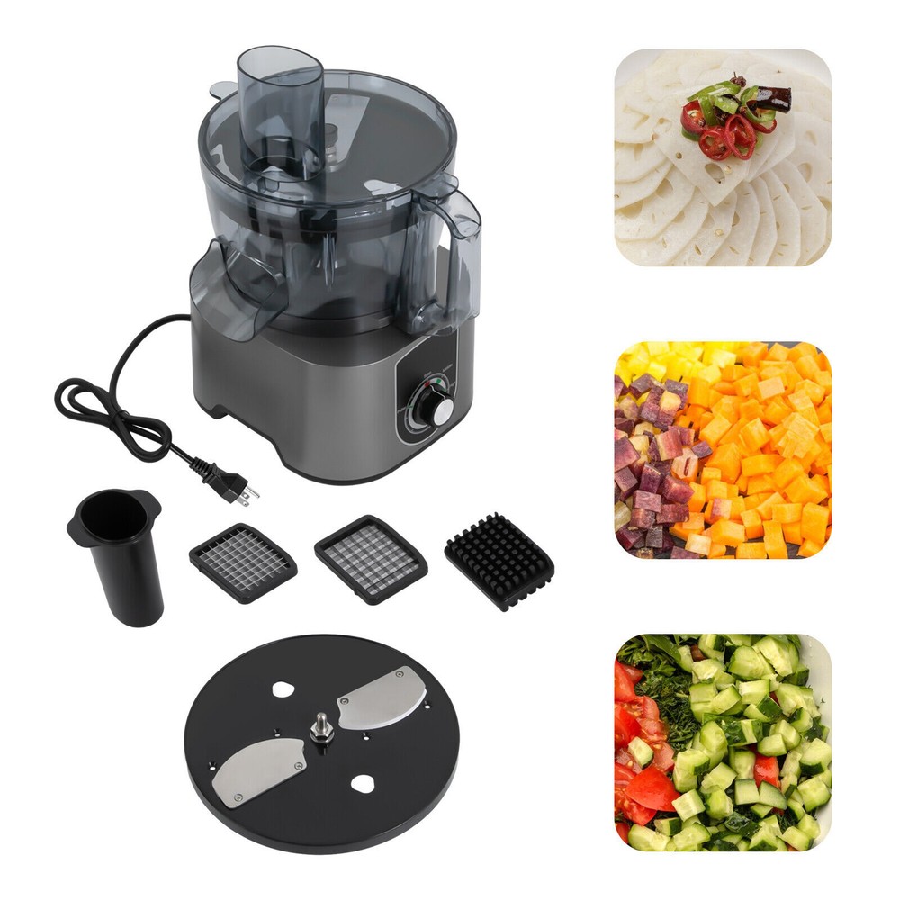3-In-1 Electric Vegetable Slicing Machine Fruit Dicing Machine Food Processor