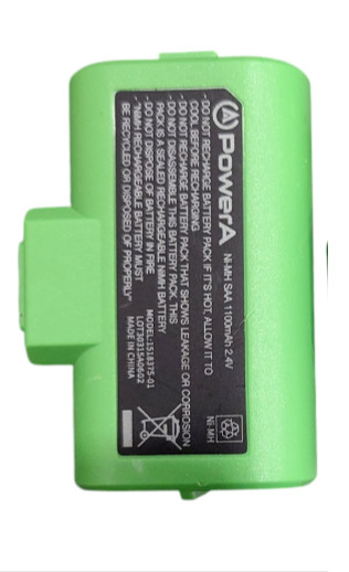 Power A Xbox One Replacement Rechargeable Green Battery