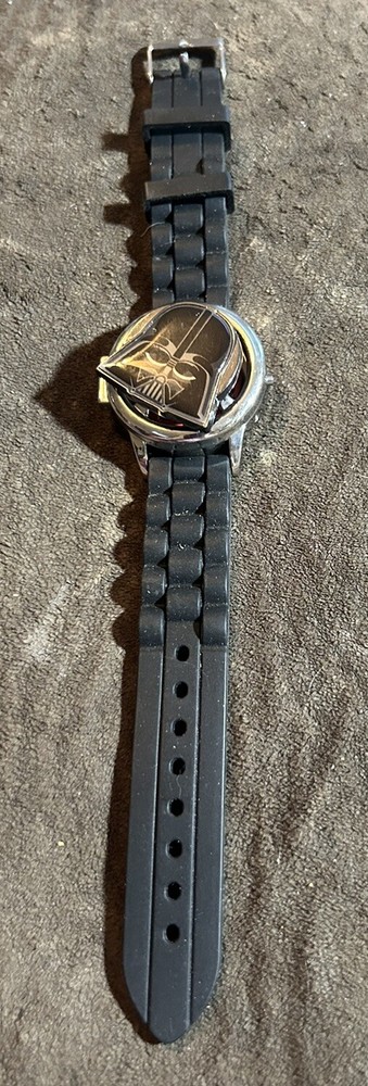 Disney Star Wars Spinner LCD Watch Darth Vader Black Band