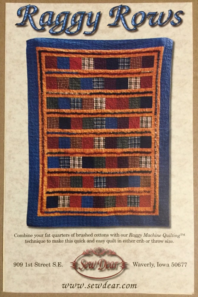 Raggy Rows quilt pattern