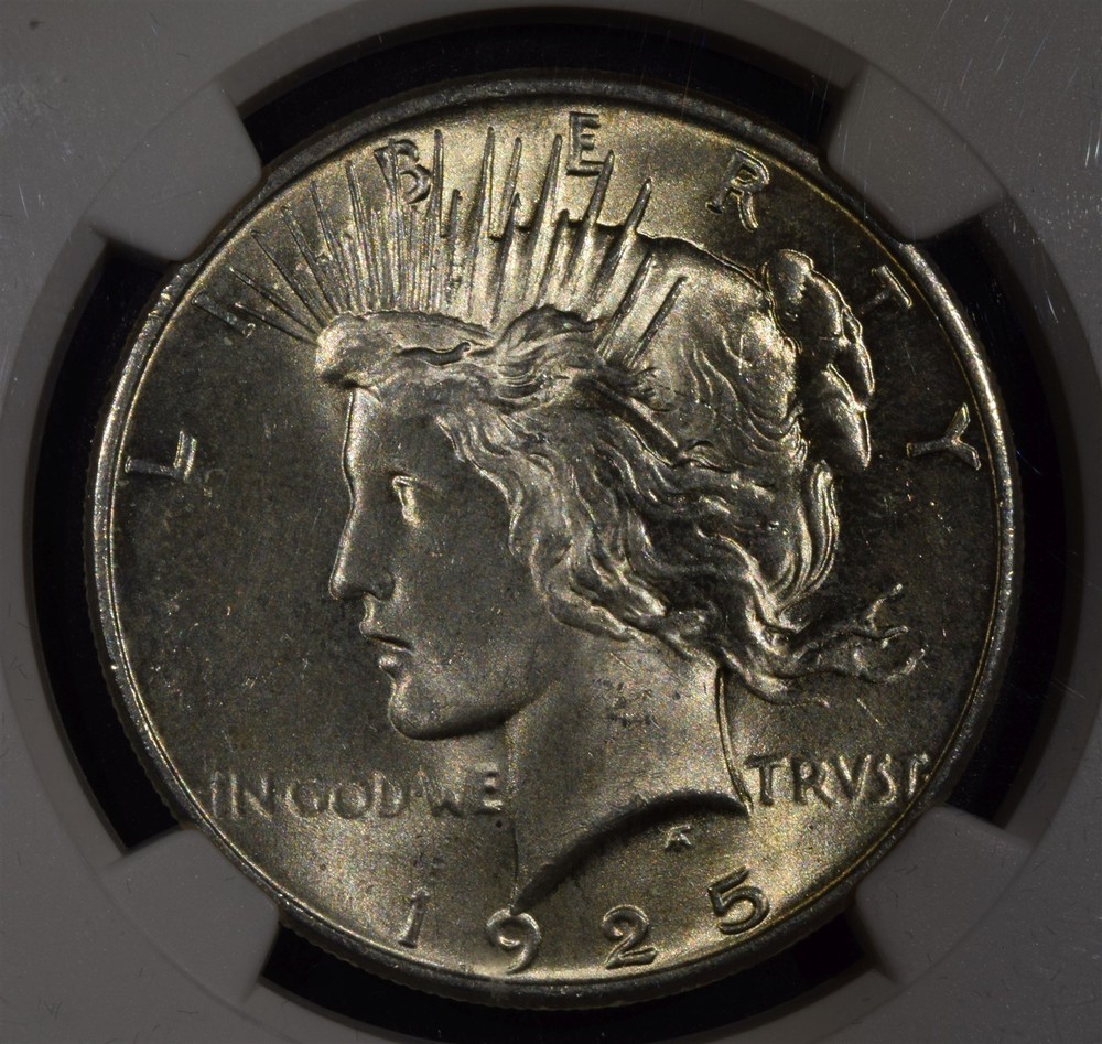 1925 Peace Dollar "NGC MS63"