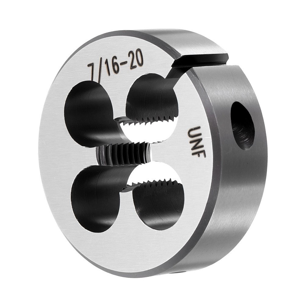 7/16"-20 UNF Round Threading Die, Right Hand Threading Die Adjustable