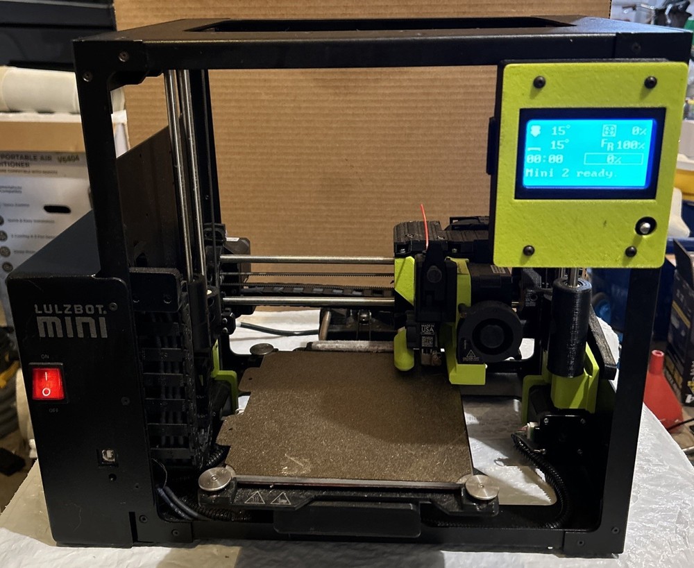 LulzBot Mini 2 3D Printer with Power Cables Tested and Working