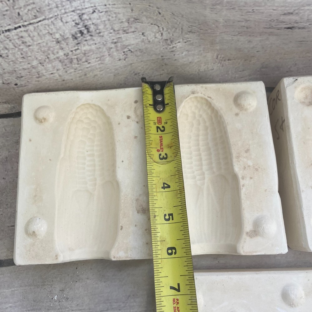 Unbranded Ceramic Casting Mold Two Corn Salt And Pepper #MC-245