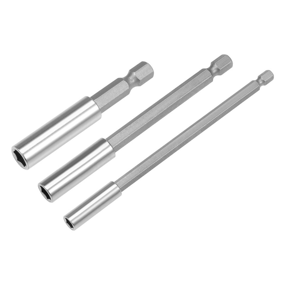 Magnetic Tip Extensions 2.36" 4" 6" Quick Release 1/4" Hexadecimal 3pcs