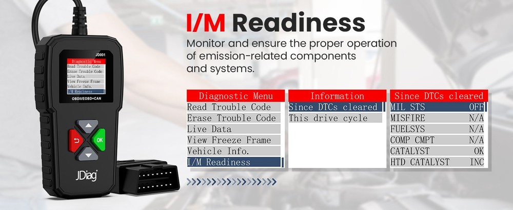 For Chevy Cars Trucks Diagnostic Scanner Tool Code Reader OBD2 OBDII OBD