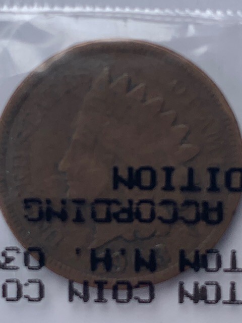 1903 Indian Head Cent Appraised, Indian Head Penny