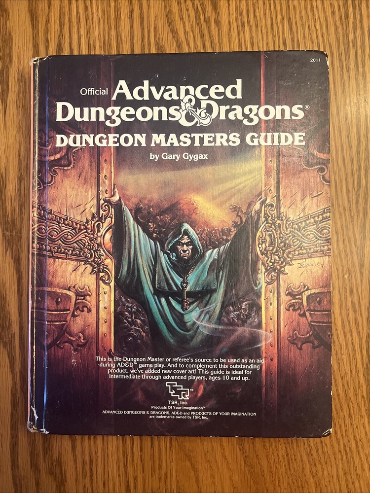AD&D DUNGEON MASTERS GUIDE Gary Gygax 1983 8th Printing Good