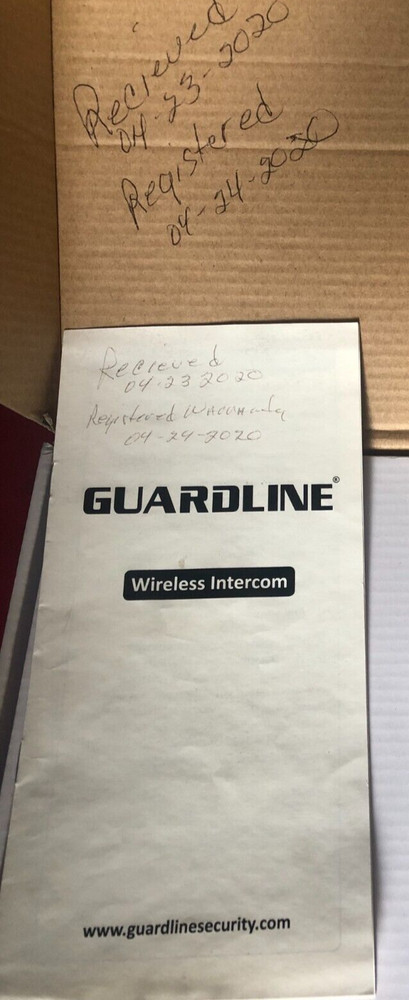 Guardline GL8000 Portable & Expandable Wireless Intercom System