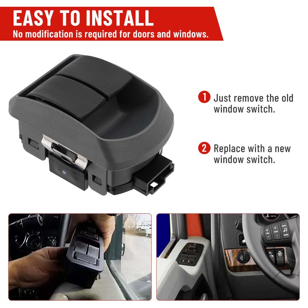 DUAL WINDOW Control Master Switch For PACCAR KENWORTH Lift Window Switch P271069