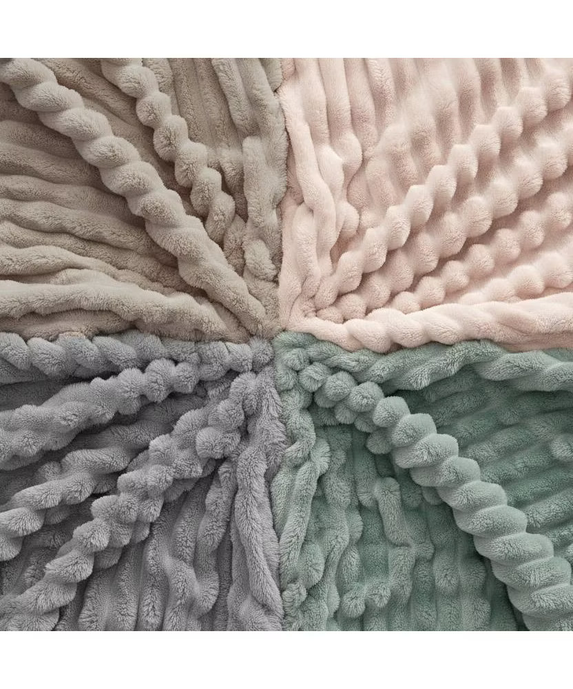 Bedsure Full/Queen Plush Blanket Green