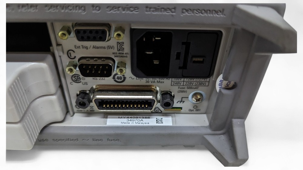 Agilent 34970A DAQ Mainframe + 34902A 16-Channel MUX Module – Fully Functional