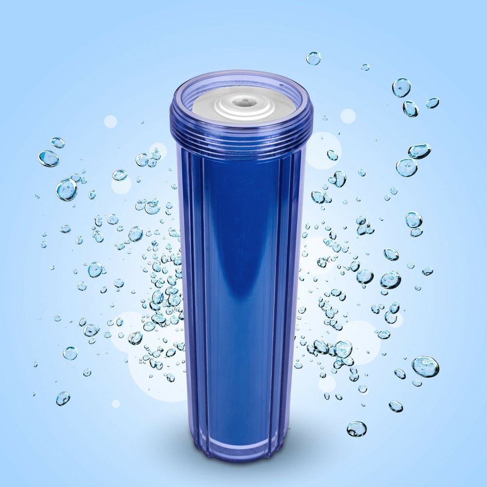 High Capacity Transparent Whole House Water Filter System & Granular Carbon