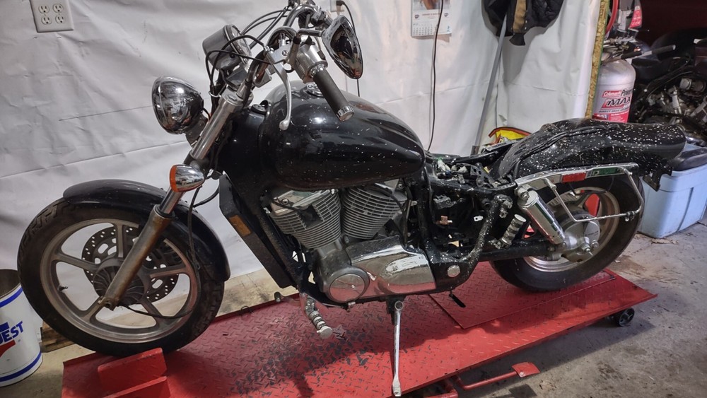 2004 Honda Shadow VT1100c Engine Cradle Subframe #793