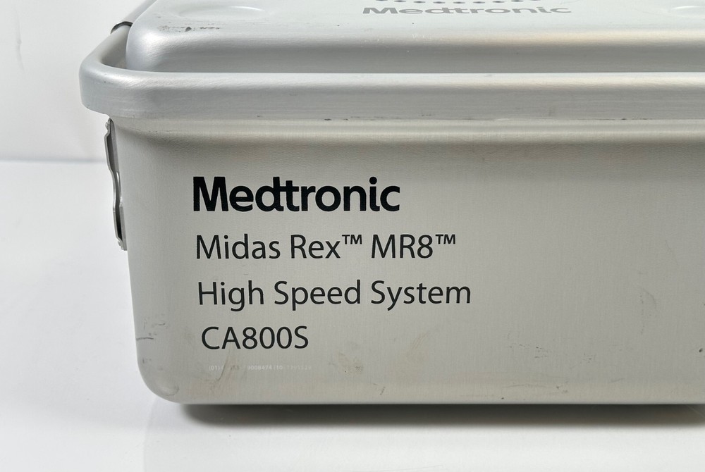 Medtronic CA800S Midas Rex MR8 Sterilization Case High Speed System