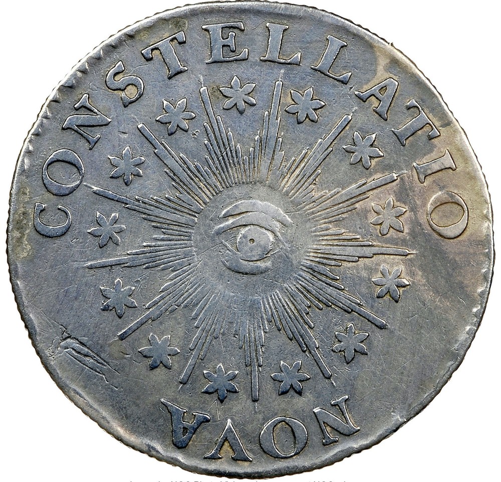 1785 IMMUNE COLUMBIA SILVER PATTERN PCGS VF 35