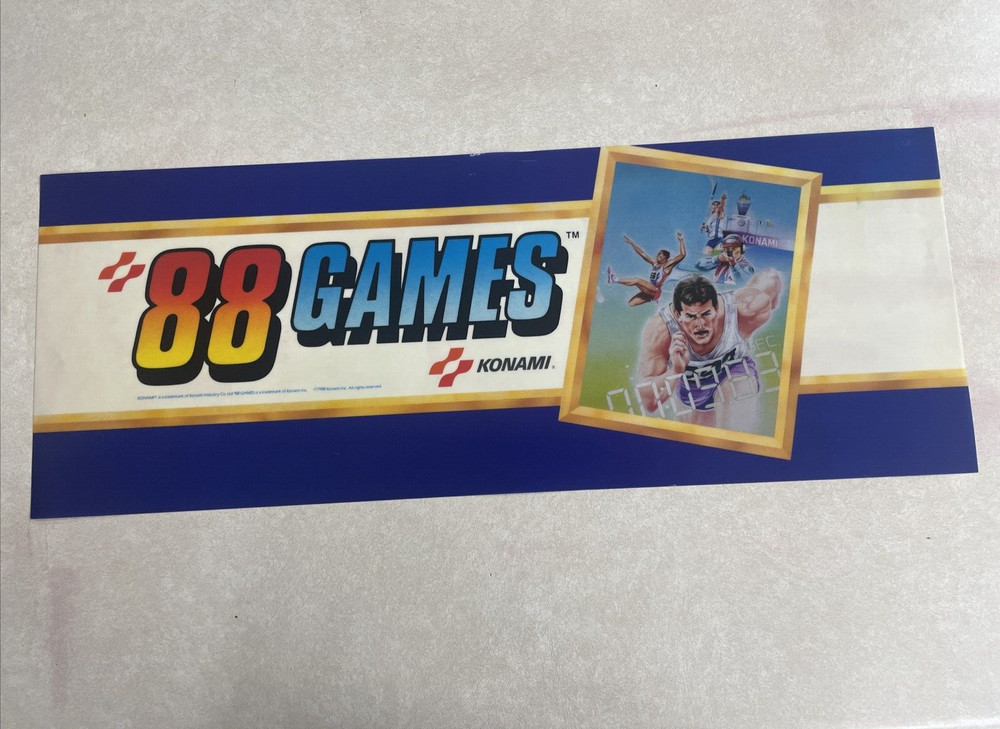 88 Games Arcade Marquee  Konami  Original