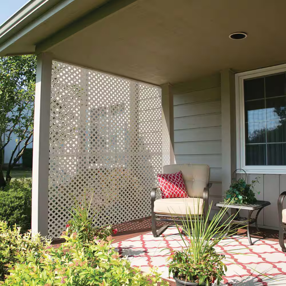 4 Ft. Clay Vinyl Lattice Divider Molding
