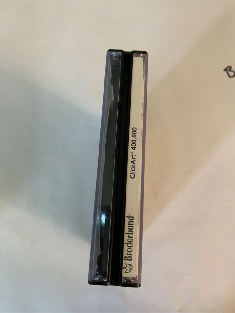 ClickArt 400,000 Computer Software for Windows by Broderbund AOL Graphics CD