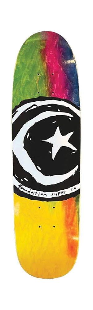 Foundation Skateboards Star and Moon Skateboard Deck - 8" x 31.84"