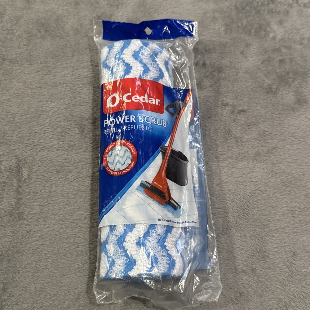 O Cedar Roller Mop Power Scrub Microfiber Roller Refill OCedar O-Cedar