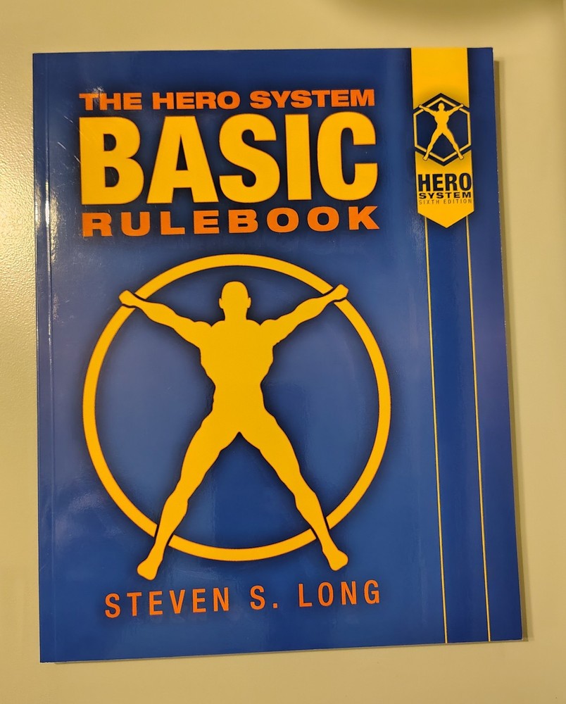 HERO System Basic Rulebook 6th Edition RPG Steven S. Long Core Rules OOP