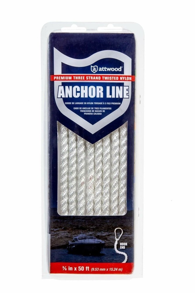 Attwood Premium Double Braided Nylon Dock Line